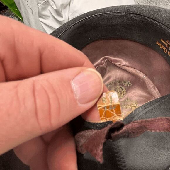 Town Club Fedora Mens Fashion Hat Vintage VTG Ackerman Clothes Denver Size 7 1/8 - Picture 8 of 10